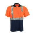 Short Sleeve Reflective Safety T-Shirt with Pocket